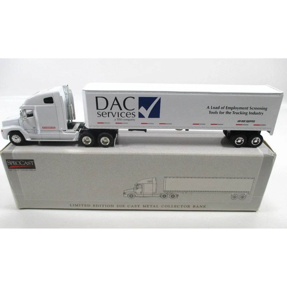 Speccast DAC Services Freightliner C120 Limited Ed Die Cast Metal Collector Bank